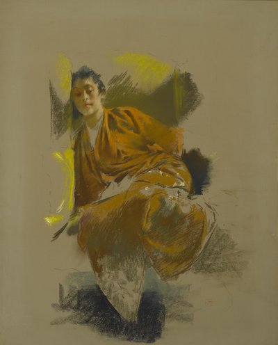 Study in Japanese Costume, c.1890-92 by Robert Frederick Blum